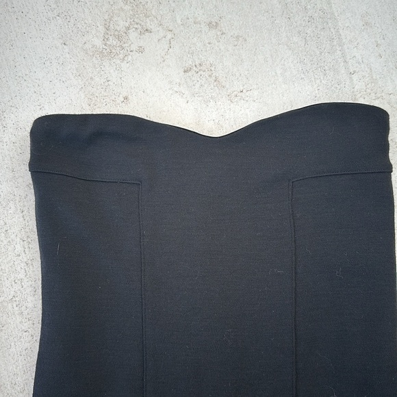 Club Monaco Simple Black Strapless Dress - Picture 2 of 6